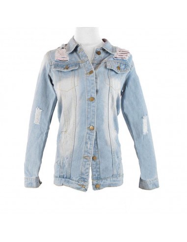 Bailey Distressed Denim Jacket pas chere