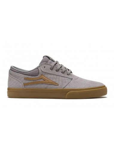 Griffin - Grey/Gum Cord Suede Amélioration de cerveau avec