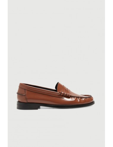 Zoe Loafers in Caramel-coloured Leather Voir les baskets