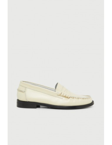 Zoe Loafers in Off-White Leather plus qu'un jeu 