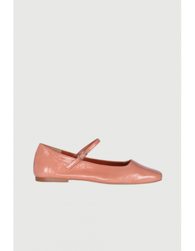 Julieta Mary Janes in Blush-coloured Patent Leather de technologie