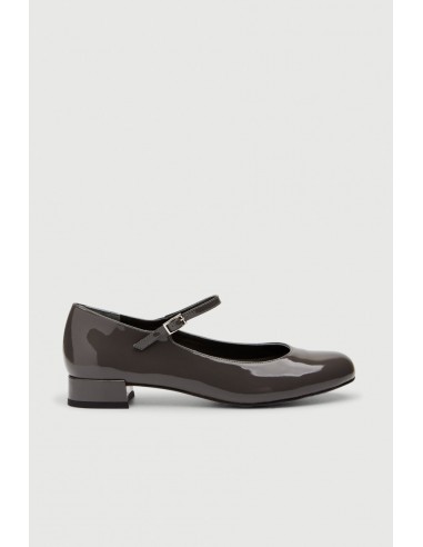 Emilia Mary Janes in Grey Patent Leather des créatures d'habitude